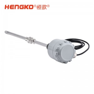 烘烤炉管道加热及冷却监测温湿度变送器丨HG808-T5N4高温型测量仪
