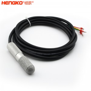 恒歌IP65露点温湿度传感器变送器高精度低功耗一致性好_用于冷库温湿度数据采集