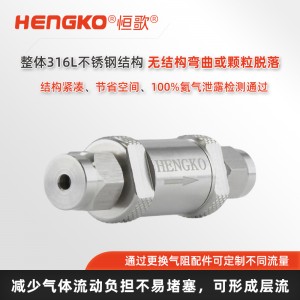 卡套直通过滤器_不锈钢气体过滤器_精密高效工艺气体过滤器