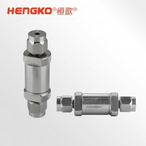 卡套直通过滤器_不锈钢气体过滤器_精密高效工艺气体过滤器