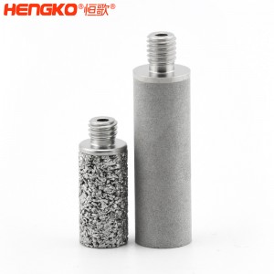 厂家来图定制粉末烧结316L不锈钢过滤器滤芯防尘耐腐蚀，用于化工制药