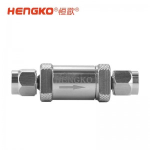 卡套直通过滤器_不锈钢气体过滤器_精密高效工艺气体过滤器