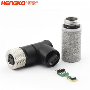 I2C防风雨M10*1.0内螺纹不锈钢烧结多孔温湿度传感器外壳过滤器盖