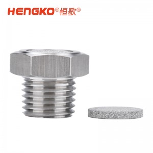 不锈钢电磁阀消声器_气泵空压机除尘降噪过滤器