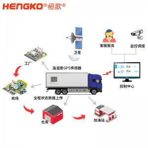 恒歌HENGKO无线冷链温湿度物联网方案，冷链物流温度监测管理溯源解决方案温湿度记录仪