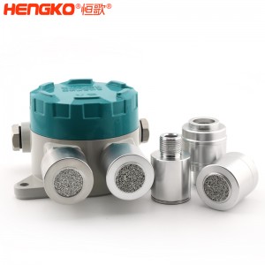 工厂供应不锈钢丝网/粉末防爆气体探测器探头外壳一氧化碳检漏仪用