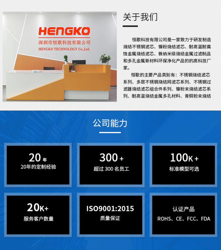 不锈钢烧结网滤片的关于我们