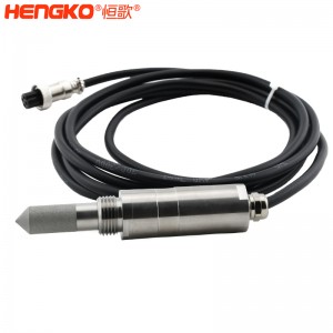 恒歌定制rs485输出信号露点测试仪_高精度防潮不锈钢外壳用于大棚露点探头