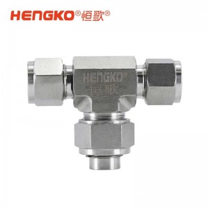 工艺气体专用过滤器_精准UHP超纯气流直通三通式过滤器